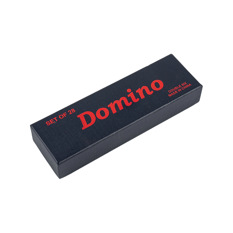 Mini taşınabilir çift altı kağıt kutu domino