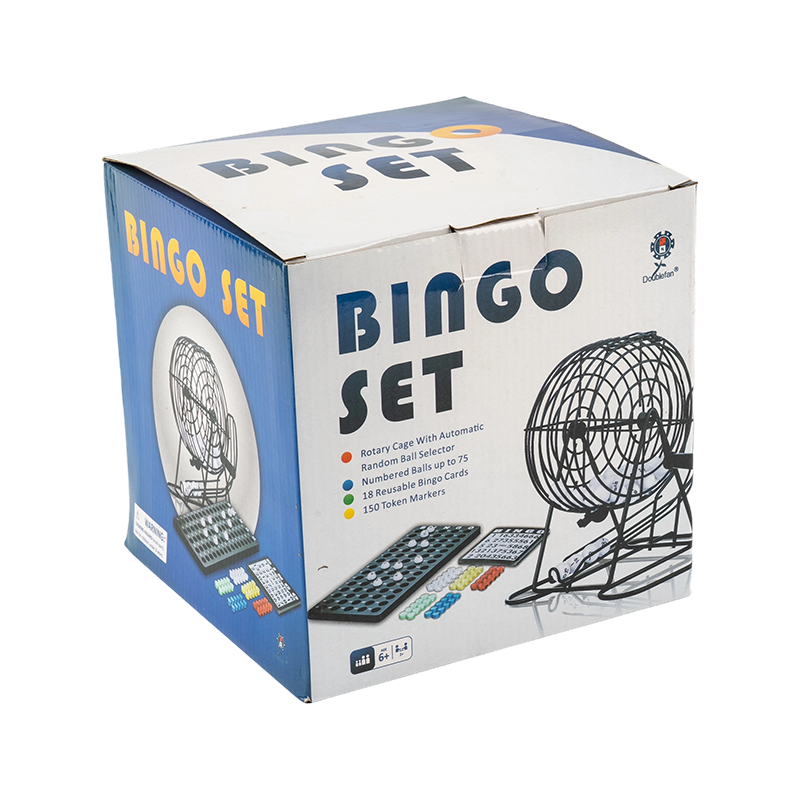 Taşınabilir Deluxe Beyaz Bingo Top Seti